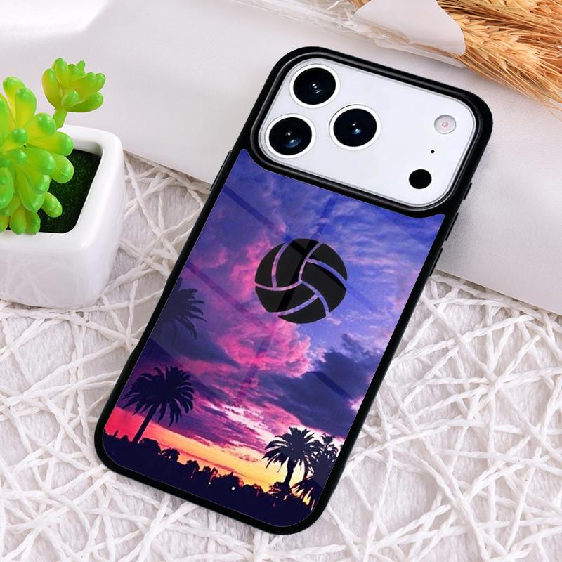 Sportovní Láska Volejbal Nárazuvzdorný Kryt na Telefon pro iPhone 17 Air 16e 15 11 12 14 13 Pro Max Kryt Coque