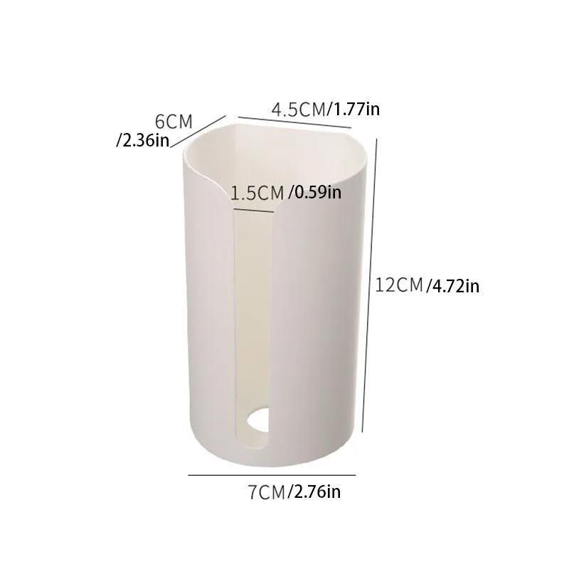 Köksavfallspåsar Förvaringsställ Plastpåsar Hållare Stansfri Självhäftande Väggmonterad Hushålls Badrumstillbehör Kök