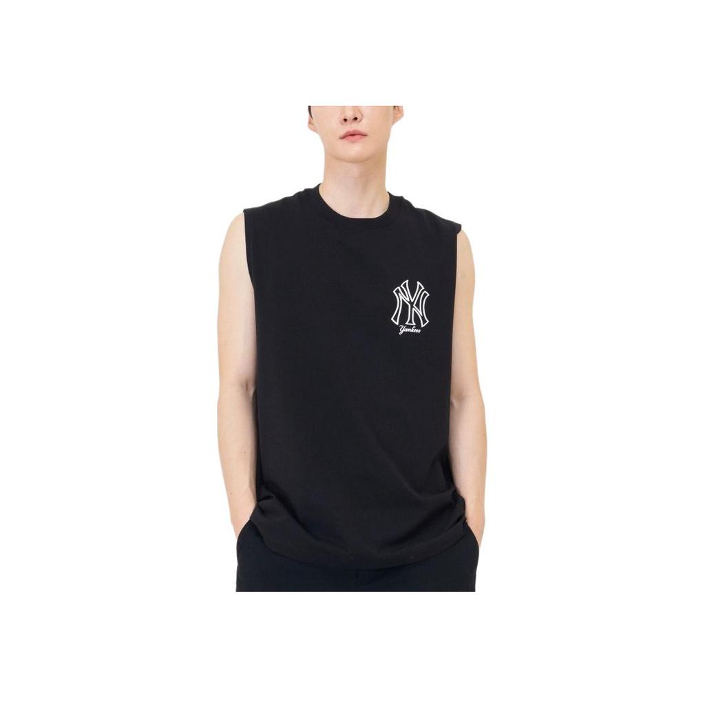 New MLB SS24 Tank Tops Unisex Black 3ATKB0343-50BKS