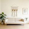 Nordic Style Handwoven Tapestry Boho Woven Tapestry Living Room Bedroom Decor Woven Basket