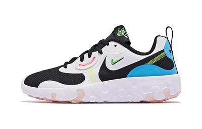 Renew Lucent 2 Breathable And Wear Resistant Low Top Kids' Running Shoes White Black Blue CN8552-101
