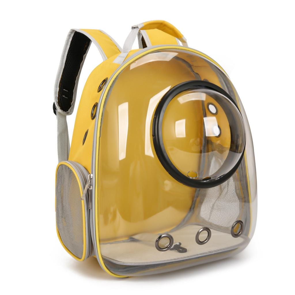 New Space Capsule Transparent Cat Bag Dog Bag Large Capacity Out Portable Breathable Double Shoulder Pet Bag Cat Backpack