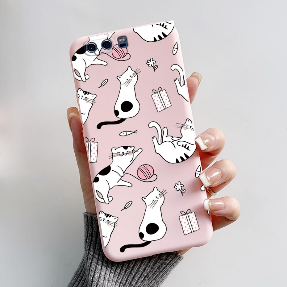 Silicone Back Cover for Huawei P10 Plus Soft Cute Rabbit Panda TPU Bumper Protective Phone Case HuaweiP10 P10Plus Fundas Housing