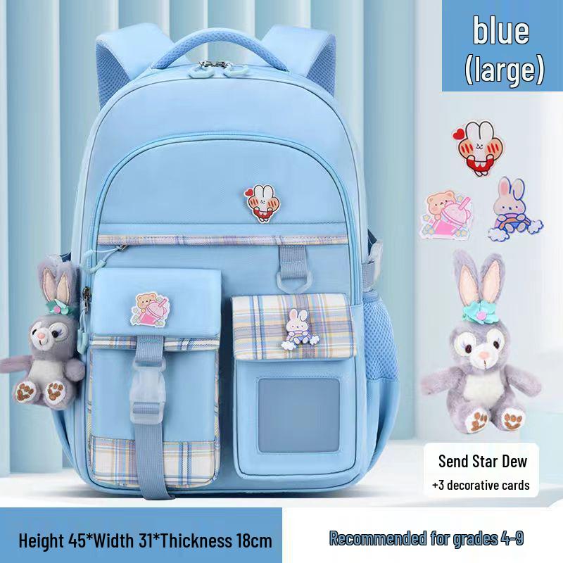 Lightweight Backpack for Girls - Large Capacity for Grades 3-12