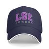 Purple London Lse Baseball Cap mens big size hat Vintage Big Size Hat For Girls Mens