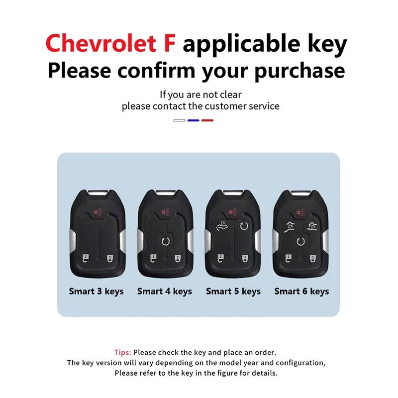 Auto Smart Key Fob Cover Case Fit For Chevrolet Colorado Silverado 1500 2500Hd 3500Hd Gmc Yukon Sierra Canyon Auto Key Ring Auto Accessories