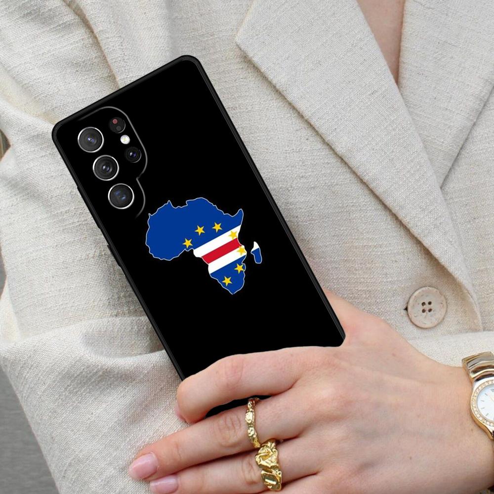 Cape Verde Flag Coat of Arms Cell Phone Case for Samsung Galaxy S26 Ultra S25 S24 S23 S22 S21 S20 Note10 Cover