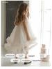 European American Children's Puffy Mesh Flower Girl Dress for Weddings and Birthdays