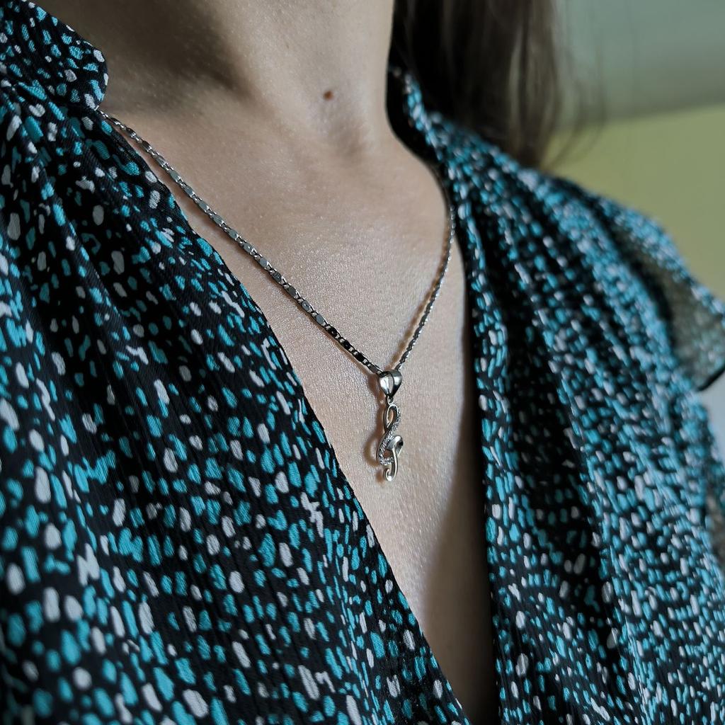 Silver Pendant with Cubic Zirkonia (2191605)