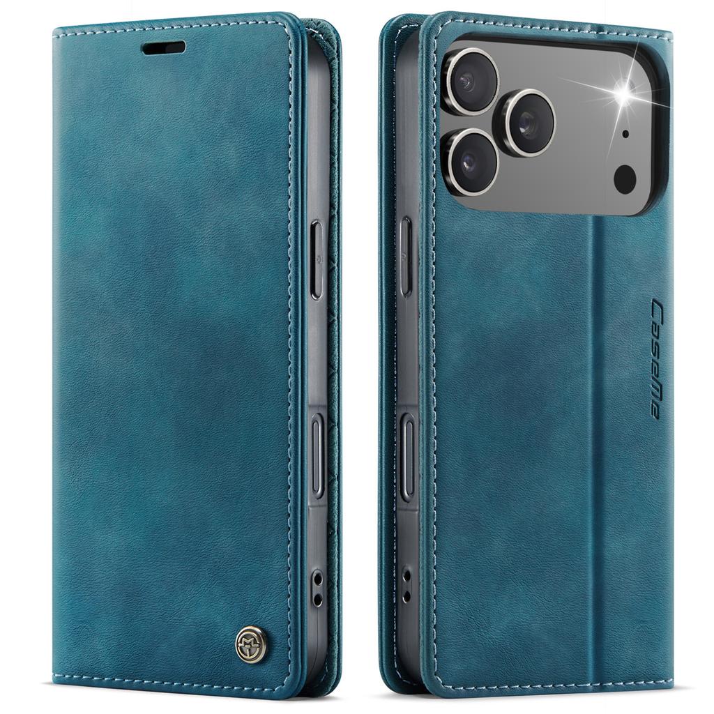Retro Magnetic Card Solt Wallet Flip for IPhone 18 Pro Max 17 16 15 14 13 12 11 Plus 17air 16E Kickstand Pocket Business Cover