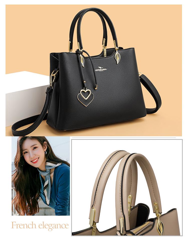 Kangaroo 2025 Women's Versatile Soft Leather Shoulder Handbag