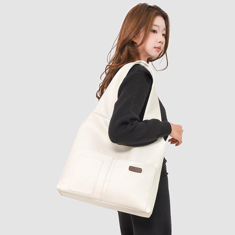 Retro Large-Capacity Lightweight Women's Shoulder Tote Bag