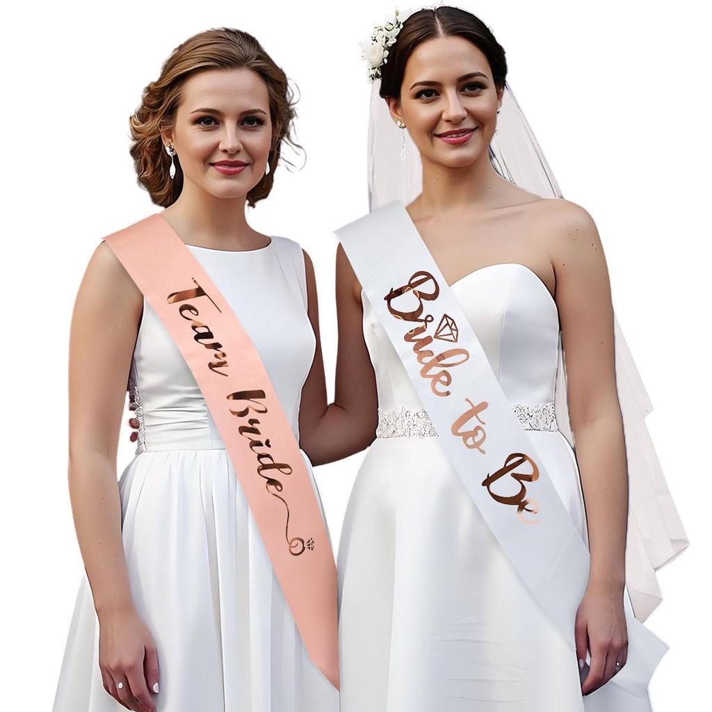 Cross-Border Bride Shoulder Set: Team Bride Bachelorette Sashes & Straps