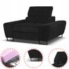 Zestaw mebli wypoczynkowych salon Savio Sofa 2os fotele czarny Family Meble