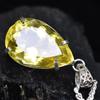 Yellow Topaz 73.2 Ct CERTIFIED Pear Pendant 925 Sterling Silver Best For Gift MY-PD-111-NS