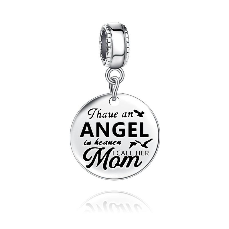Copper Plated Family Series Dog Bead Fit Original Bracelet Diy Shining Mother Charms Jewelry Gift Women Pendant