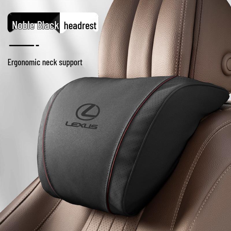 Lexus Headrest Lumbar Support Cushion for ES200, ES300h, NX, RX - Car Neck Protection Pillow.