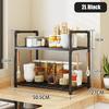 2/3 Layers Kitchen Storage Shelf Save Space High-capacity Multifunctional Seasoning Rack Modern Minimalism Organizer Kitchen