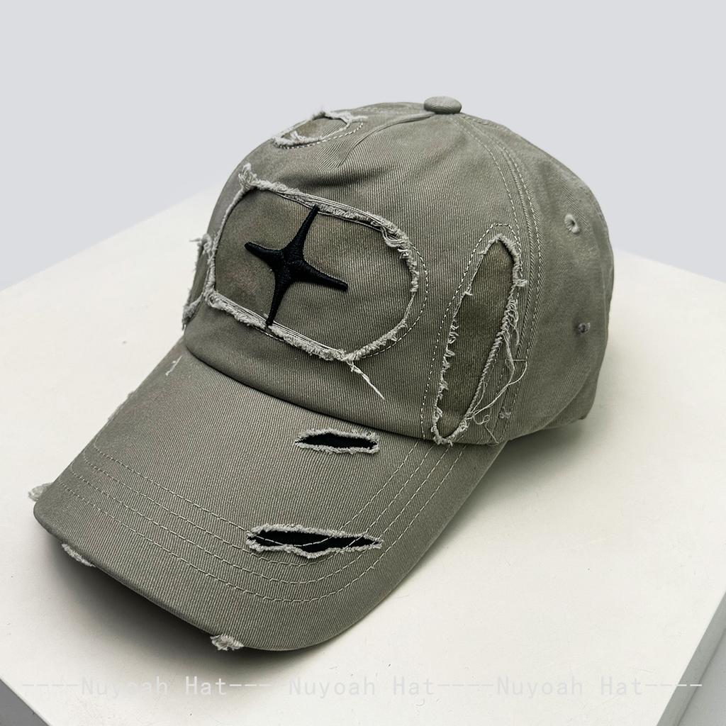 Baseball Stitching Stitched Embroidered Alphabet Star Cross Style Broken Men Women New Brand Latest Fresh Caps Peaked Hats Sunshade Retro Versatile