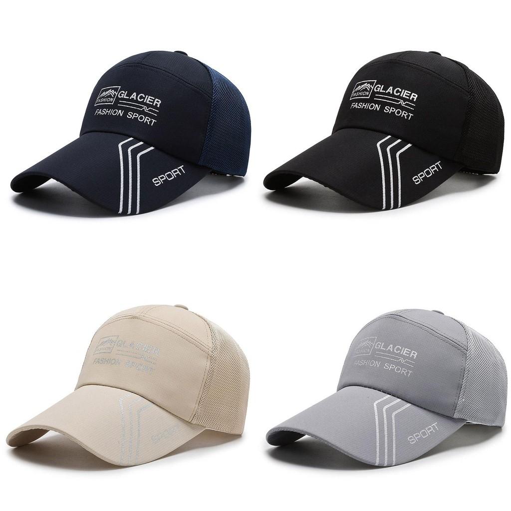 Printing Glacier Letter Baseball Cap Uv Protection Outdoor Breathable Hat Gift