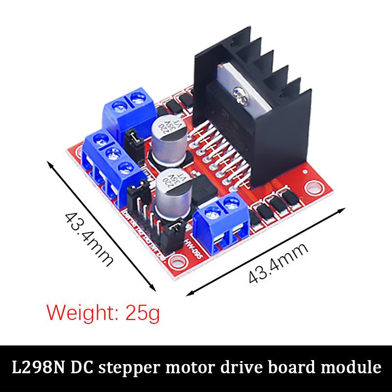 LIZAO L298N Mini Motor Driver Dual H Bridge DC PWM Speed Control Reversible For Stepper Motor Module