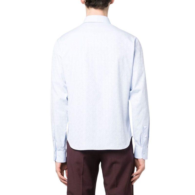Horsebit Jacquard Cotton Shirt 721176-ZAKH5-4850