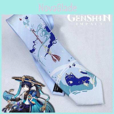 Original Fantasy Necktie Wanderer Style Necktie For Genshin Impact Fans