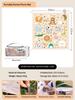 Mini Portable Picnic Mat Pocket Size Beach Blanket Waterproof Sandproof Non Slip Lightweight Foldable for Outdoor Hiking Travel