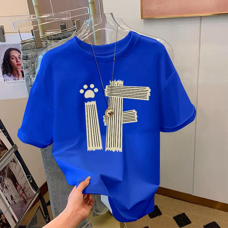 

Dark gray pure cotton inner with small short-sleeved T-shirt for women s 2025 summer new European product design loose top M XXXL