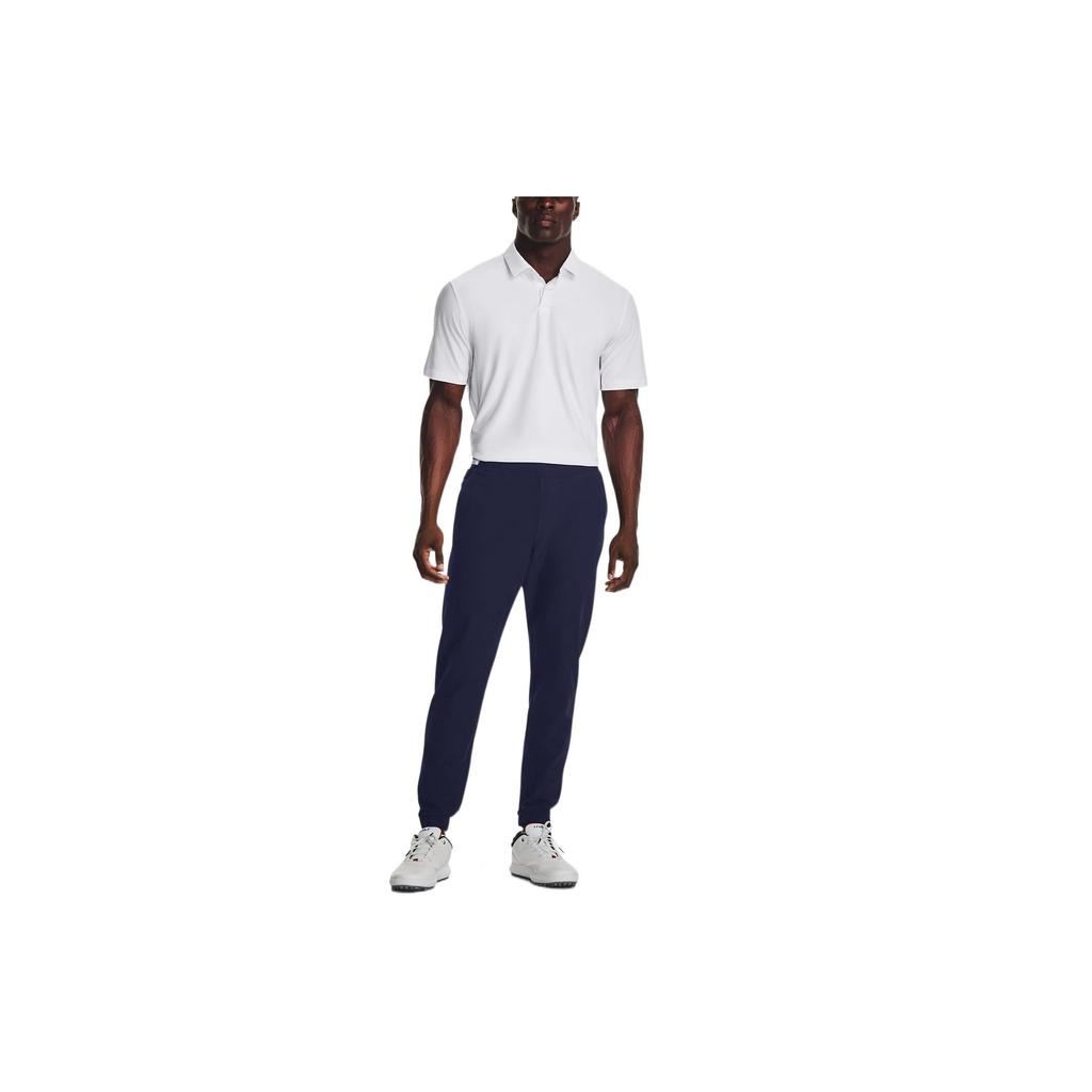 Under Armour Luxe Polo Shirt 'White' Men's 1377362-100