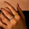 Adjustable Rings Lightweight Comfortable Anti-Oxidation Ring Exquisite Craftsmanship Versatile Open Ring for Women