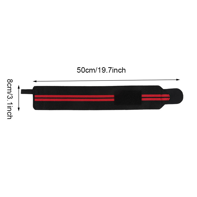 1PC Stripe Elastic Compression Sports Wristband Sweatband Adjustable Breathable Support Wrap for Gym Workout Tennis Weightlifting