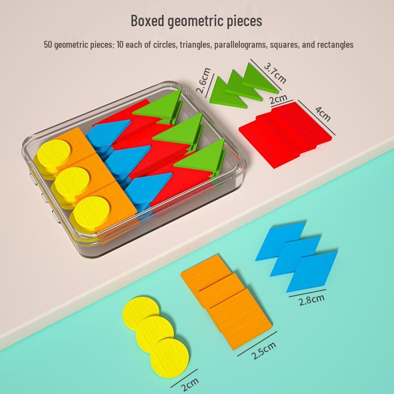 Children's Educational Toys: Geometry Building Blocks for Learning Rectangular Prisms and Cubes