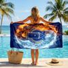 Everton Football Beach Towel Soft Microfiber Summer Towel Quick Dry Absorbent Towel for Beach Swimming Pool Travel