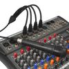 3Pin XLR Female To 4 Male Sound Splitter Cable 60Cm Metal Housing For Microphones Mixers Amplifiers Balanced Connection