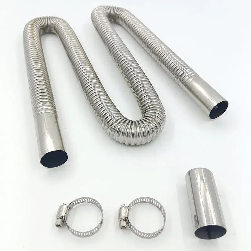 Stainless Steel Exhaust Pipe Tube for Eberspacher Webasto Car Heater Air Diesel Parking Gas Vent Hose Amagi