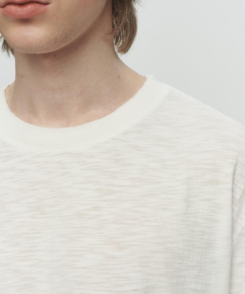 Hoite Raw Long Sleeve T-Shirt (White)