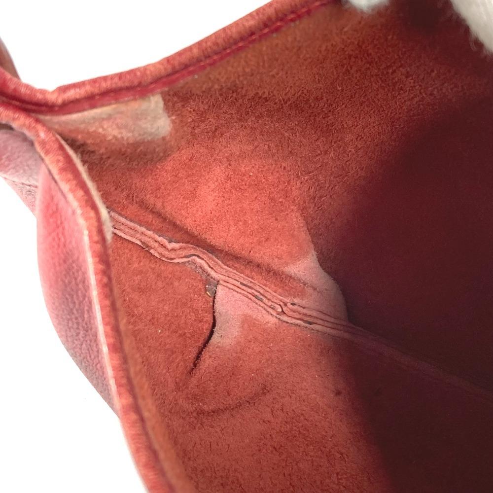 Hermes Vintage Rodeo Doe Bag Crossbody Pochette Shoulder Bag Leather Red