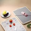 Stainless Steel Cutting Board Mold-Resistant Antibacterial Double-Sided Chopping Board for Home Kitchen Food-Grade