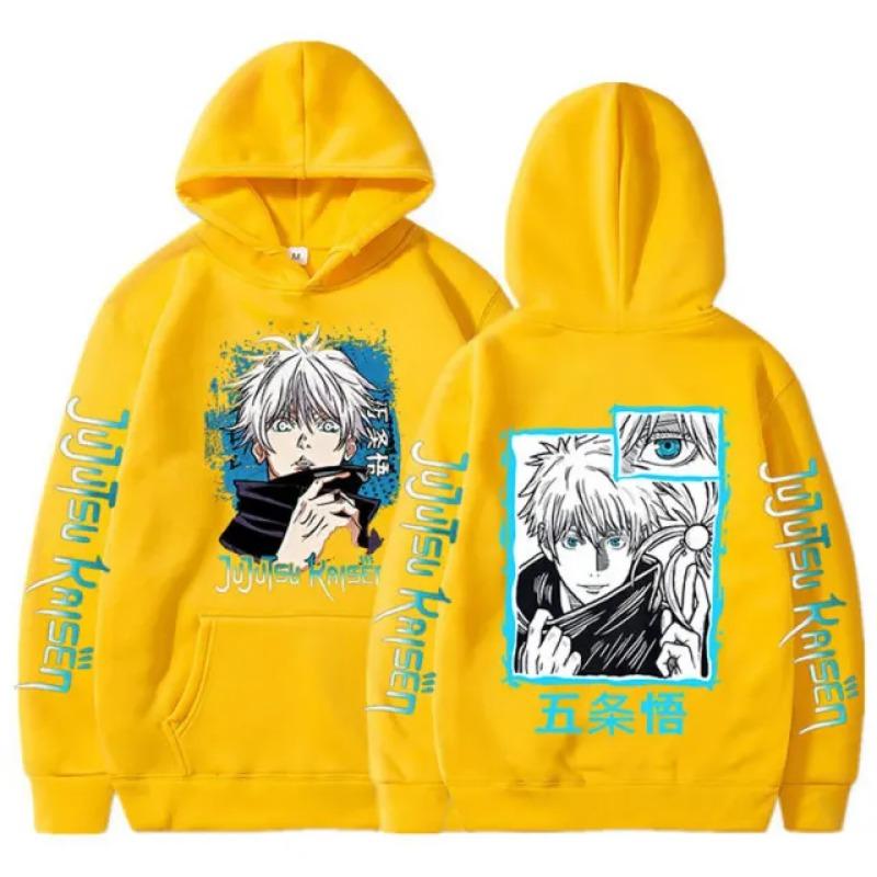 Anime Hoodie Hip Hop Men Women Loose Long Sleeve Autumn Pullover Print Hooded Sweatshirt