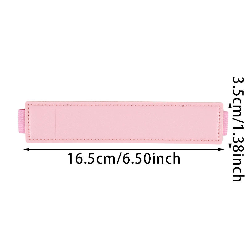 1pc PU Leather Pen Loop Holder Elastic Notebook Band Adjustable Pen Sleeve Pencil Pouch Strap for Notebook Binder Diary Planner