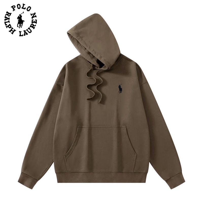 Polo Ralph Lauren 2025 Herbst/Winter Neuer Schwerer Baumwoll-Stick-Hoodie