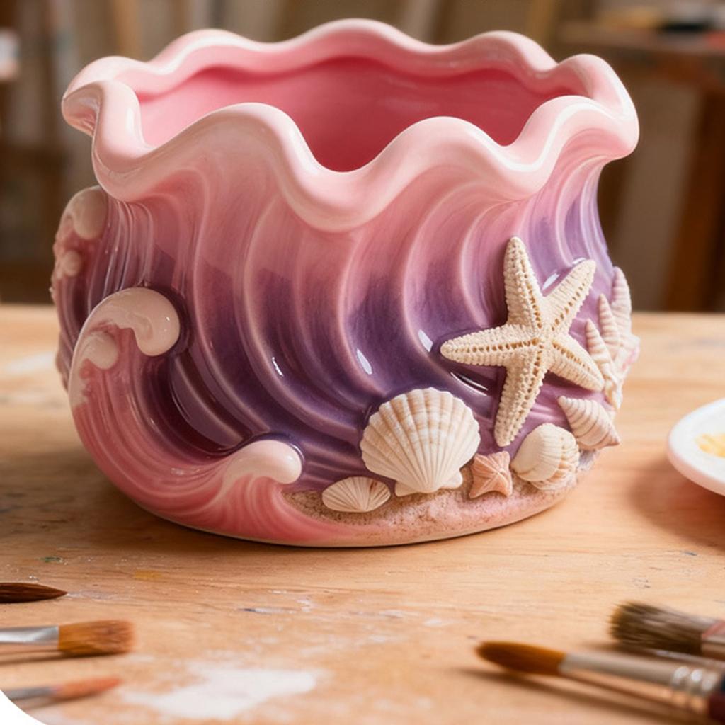 Bendable Silicone Curved Container Mold Flowerpot Moulds Suitable for Handcrafted Resin Jewelry and Ornamental Pieces