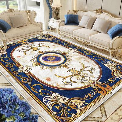 European Style Carpet Luxury Bedroom Decoration Large Area Rugs Sofa Side Carpets for Living Room Soft Non-slip Lounge Floor Mat