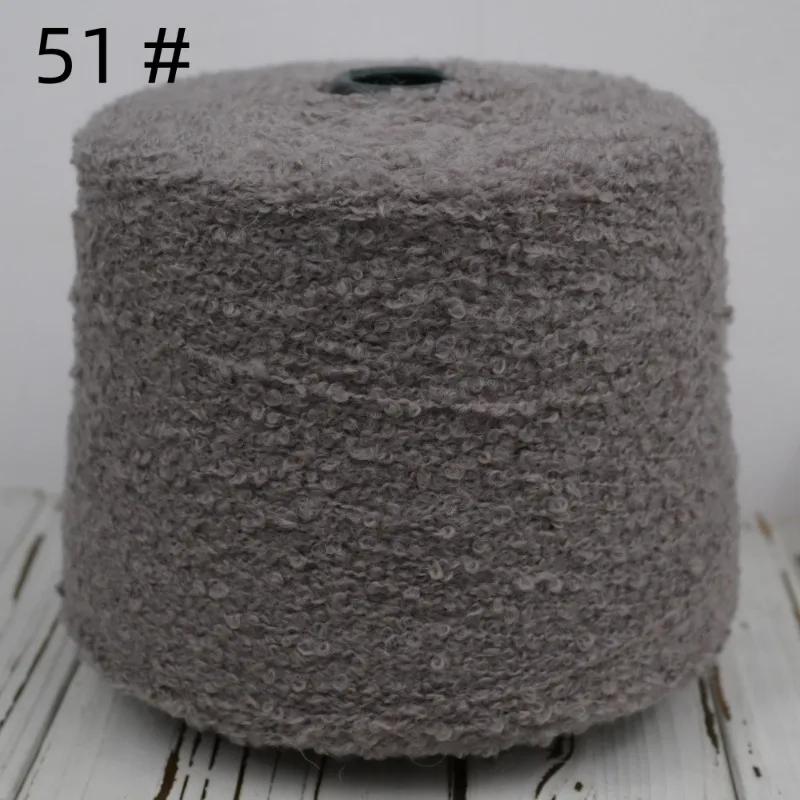 200g 460m Hand-braided Alpaca Loop Wool Yarn Thread Hand Knitting Wool Crochet Yarn for DIY Sweater Soft Smooth Yarn