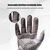 WONNY Cycling Gloves Mountain Bike Gloves Biking Gloves for Men Women Outdoor Full Finger Workout Gloves Touch Screen Anti-Slip