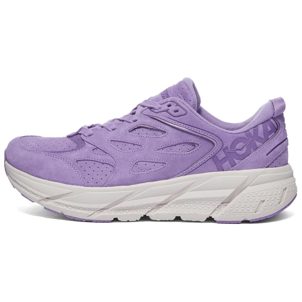 HOKA ONE ONE Bondi L Замша Меловой Фиолетовый Сиреневый Пепельный Унисекс 1122571-CVLA 43