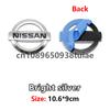 1 Stück Vorder- und Rückseiten-Logo-Plakette Aufkleber Nissan Qashqai X-Trail Kicks Navara Juke Leaf Micra Patrol Maxima Murano ulsar Altima