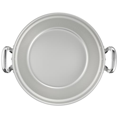 Endo Shoji TKG Cooking Pot, 33cm, Two-Handed, Aluminum, Anodized for Immediate Use, Discoloration-Resistant, and Corrosion-Resistant, Outer Diameter x