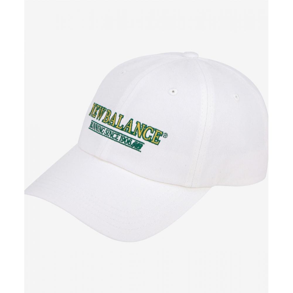 

New Balance Nbgddsl408 Sporty Letter Embroidered Ball Cap White 10WHITE/FREE999